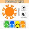 100 Custom Plastic Poker Chips,Personalized with Your Logo,Image and Text,9 Colors,Double Sided Full Color Printing,Drink Chips for Bar,Business Cards,Event/Promotional Giveaways Gifts (Orange) view 2