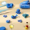 VioraWhite 72 Pcs 38oz Air Dry Clay Bulk Modeling Ultra Lightweight Foam Modeling Clay for Kids Adults DIY Gifts Party Arts Crafts and School Project Supplies(Blue) view 4