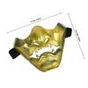 Beaupretty Japanese Hannya Mask Cosplay Party Accessory Durable Half Face Samurai Theater Mask for Music Festivals and Role Play view 2