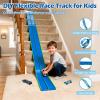 Flexible Race Track for Kids with Suction Cups, 15 Ft Flex Race Car Ramp Track Compatible with Diecast 1/64th Cars Long Rolls Up Portable Racetrack Birthday for Boys Girls Ages 3+ view 4