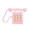 HEALSOPTHY Realistic Telephone Simulation Phone Model for Play Pink Mushroom Design Educational for Engagement and Social Skill Development view 1