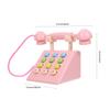 HEALSOPTHY Realistic Telephone Simulation Phone Model for Play Pink Mushroom Design Educational for Engagement and Social Skill Development view 2