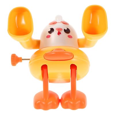 FAVOMOTO Wind-up Somersault Chick Plastic Jumping Clockwork for Party Favors Versatile Interactive Play Motor Skill Development Birthday