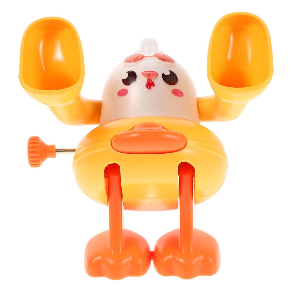 FAVOMOTO Wind-up Somersault Chick Plastic Jumping Clockwork for Party Favors Versatile Interactive Play Motor Skill Development Birthday