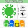 100 Custom Plastic Poker Chips,Personalized with Your Logo,Image and Text,9 Colors,Double Sided Full Color Printing,Drink Chips for Bar,Business Cards,Event/Promotional Giveaways Gifts (Green) view 2