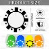 100 Custom Plastic Poker Chips,Personalized with Your Logo,Image and Text,9 Colors,Double Sided Full Color Printing,Drink Chips for Bar,Business Cards,Event/Promotional Giveaways Gifts (White) view 2