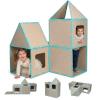 Gereat Magnetic Fort Building Kit, 20-Piece Giant Magnetic Tiles Fort for Kids STEM Creativity, Strong Magnets & Safe Magnetic Fort Building Panels for Building Castles, Boat & Tunnels, Ages 3+ view 1