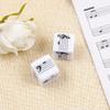 Bemvp 2pcs Note Dice for Kids, Staff Notation Dice Teaching Aid, Piano Sight- Learning Tool, Educational Dice for Children Practice view 2