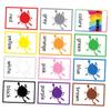 BESPORTBLE 12 Sheets Color Words Flash Cards English Cognitive Learning Cards for Early Literacy Fun Game Educational view 1