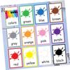 BESPORTBLE 12 Sheets Color Words Flash Cards English Cognitive Learning Cards for Early Literacy Fun Game Educational view 2