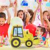 OFFIGAM Excavator Pinata Yellow Construction Vehicle Paper Pinata Decorative Fiesta Party Supplies for Birthday Celebrations Cinco De Mayo Mexican Themed Gatherings view 2