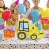 OFFIGAM Excavator Pinata Yellow Construction Vehicle Paper Pinata Decorative Fiesta Party Supplies for Birthday Celebrations Cinco De Mayo Mexican Themed Gatherings view 3