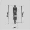 Rc Components For Wltoys 144001 144002 144010 124007 124008 124016 124017 124018 124019 4pcs Metal Shock Absorber RC Car Upgrades Part(Silver) view 2