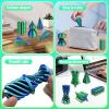 10 Pack 3D Printed Spiral Fidget Toys Set Impossible Magic Passthrough Stress Relief Toy for Anxiety Relaxing,Cuboid,Cylinder,Cone,Cube,Wave,Whirlwind,Pyramid,Gourd,Triangle,Quadrilateral(LG) view 4