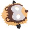 Abaodam Non-woven Cartoon Animal Mask for Elastic Band Half Face for Halloween Cosplay Party School Performances Frog Tiger Hedgehog Design view 1