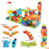 COUOMOXA Marble Run Building Blocks for Kids: STEM Educational Toys for 3 4 5 6 7 8 Years Old Kids - Catapult Track Set Compatible Classic Blocks Age 3-5 4-8 - Birthday Gifts Boys Girls view 2