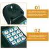 PAMINGONO Pretend Phone for Educational Learning Telephone in Dark Green Interactive for Hand-Eye Coordination Development and Play view 4