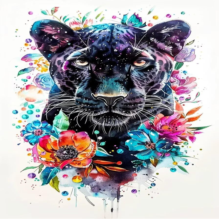 1000 Piece Jigsaw Puzzle for Adults - Best Challenging Puzzles for Cognitive Workout - Safe Eco-Friendly - Friends & Family Most Popular Leisure Activities (Handsome Black Panther Puzzle)