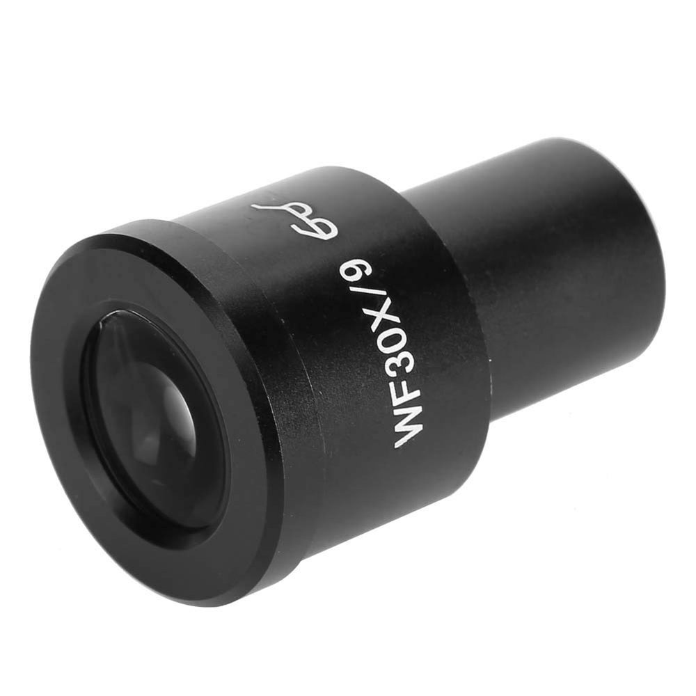 Adfaga Microscope Eyepiece Wide Angle 30X Magnification Ocular Lens with 23.2mm Interface for Enhanced Microscopy Viewing Optical Lens Black