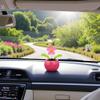 Solar Dancing Flower Automotive Ornament Swinging Animated Sun Flower Dancer Toy Car Dashboard Decor Suncatchers Solar Apple Blossom Bobblehead Windowsill Decoration for Car Home Decor view 3