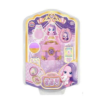 Catch Teenieping Priness Series Dozyping Figure Set  Character Figure with Pillow, Surprise Dress Capsule, Princess Medal & Bag Case 