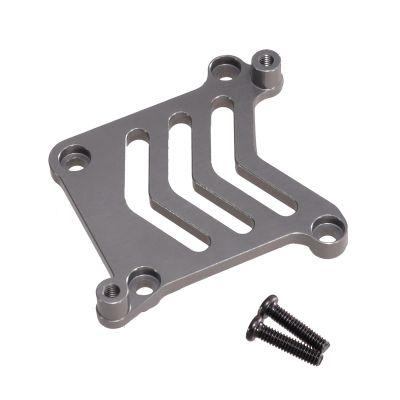 Metal servo baseSuitable for M-JX 16207 16208 16209 16210 H6V3 M162 M163 1/16 Remote Control car Upgrade Accessories(Titanium)