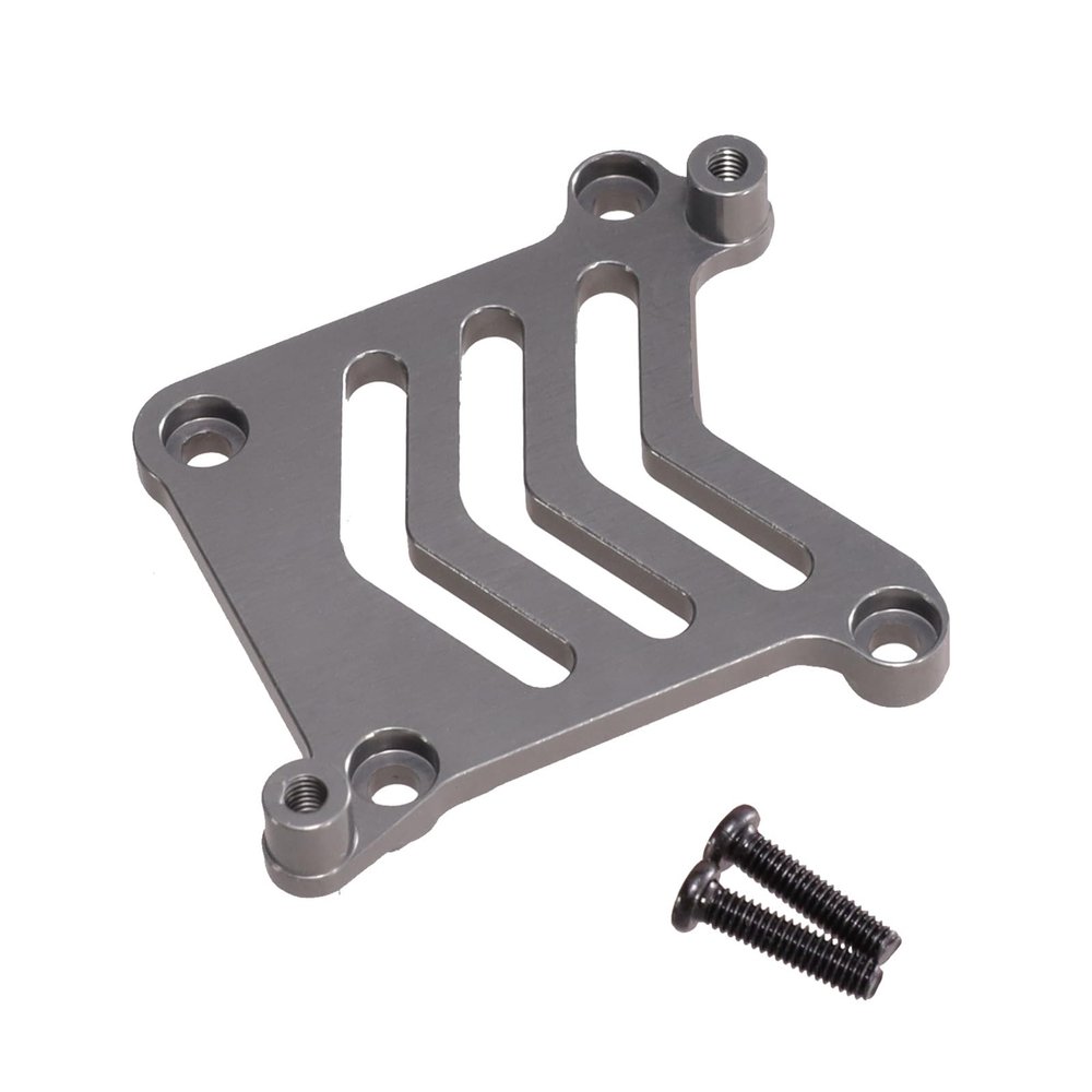 Metal servo baseSuitable for M-JX 16207 16208 16209 16210 H6V3 M162 M163 1/16 Remote Control car Upgrade Accessories(Titanium)