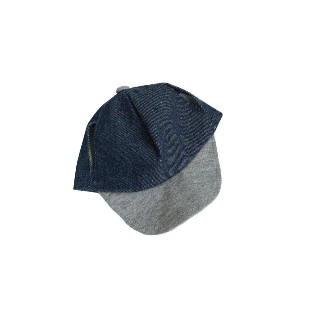 Blue & Grey Baseball Cap for Stuffed Animals, Plush Toy Hat Accessory, Fits Most 1418 Inch Teddy Bears, Dolls & Plush Toys for Kids & Toddlers