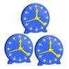 NAMOARLY 3pcs Learning Clock Models with Detachable Seconds Indicator Educational Teaching Aid for Reading Early Childhood Brain Development Tool for Classroom and Home view 1