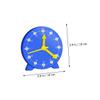 NAMOARLY 3pcs Learning Clock Models with Detachable Seconds Indicator Educational Teaching Aid for Reading Early Childhood Brain Development Tool for Classroom and Home view 2