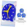 NAMOARLY 3pcs Learning Clock Models with Detachable Seconds Indicator Educational Teaching Aid for Reading Early Childhood Brain Development Tool for Classroom and Home view 3