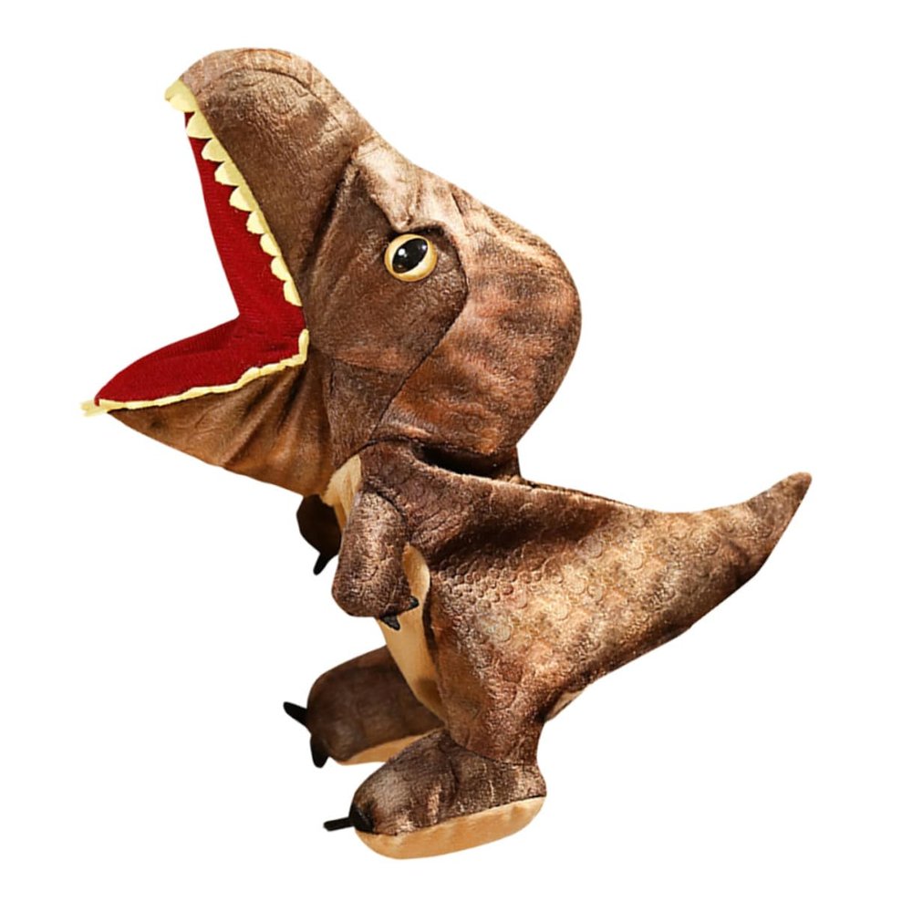 BCOATH Cute Dinosaur Hand Puppet for Material Washable for Storytelling Role Play Teaching and Puppet Theater Fits and Adults