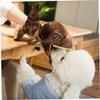 BCOATH Cute Dinosaur Hand Puppet for Material Washable for Storytelling Role Play Teaching and Puppet Theater Fits and Adults view 3