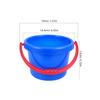 BESPORTBLE Lightweight Plastic Sand Bucket with Comfortable Handle for Beach and Outdoor Play Multi-Functional Summer Pail for Sandcastle Building Paint and Washing Use and Wear-Resistant view 2