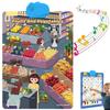 2025 New Talking Wall Chart for Kids  English & Spanish Learning Poster with Songs, ABCs, Numbers, Animal Words & Piano, Electronic Alphabet Wall Chart for Toddler 1-6 Year Old (Fruits) view 1