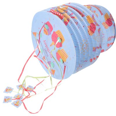 VANZACK Mini Pull-string Pinata Ornament for Birthday Party Decoration Paper Candy Filler Game Supply Fun Festival Party Decor for Adults