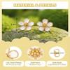 HGDEER Flower Stud Earrings for Girls Kid, Hypoallergenic Kids Granddaughter Gifts from Grandma Teen Tween Toddler Year Old Girl Birthday Christmas Stocking Stuffers Jewelry Trendy Stuff Cool Cute view 4
