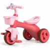 HONEY JOY Tricycle, Kids Trike 3 Wheel Bike with Ergonomic Seat, Front & Rear Storage Basket, Bell, Tricycle for 3-5 Years Old, Toddler Baby Tricycle, Birthday Gift for Preschool Boys Girls (Pink) view 1