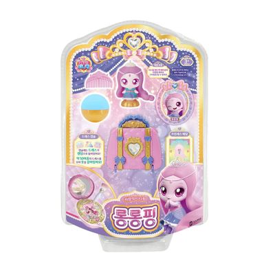 Catch Teenieping Princess Series Glossyping Figure Set with Princess Bag, Character Medal, Dress Capsule 