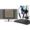 20W Fiber Optic Microscope Illuminator, 6000K Dual Gooseneck LED Lights Source, Adjustable Brightness/Aperture Size, for Industrial Stereo Microscope Camera, PCB Repair, Soldering view 3