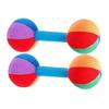 BESPORTBLE 2pcs Grip Cloth Rattle Dumbbell Soft Sensory Handheld Barbell for Grasping and Early Development Interactive Plaything view 1