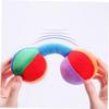 BESPORTBLE 2pcs Grip Cloth Rattle Dumbbell Soft Sensory Handheld Barbell for Grasping and Early Development Interactive Plaything view 4