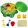 Mini Turtle Sandbox Zen Garden for Desk, Desktop Turtle Sandbox with Lid on The Go for Office Stress Relief, Funny Zen Garden Kit Desk Accessories Gifts for Coworkers Boss on Valentine - Day view 1