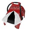 Bandana Red Baby Car Seat Cover & Breastfeeding Nursing Cover - Breathable Stretch Fabric Multi-Use Nursing Cover for Breastfeeding view 1