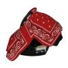 Bandana Red Baby Car Seat Cover & Breastfeeding Nursing Cover - Breathable Stretch Fabric Multi-Use Nursing Cover for Breastfeeding view 3
