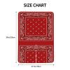 Bandana Red Baby Car Seat Cover & Breastfeeding Nursing Cover - Breathable Stretch Fabric Multi-Use Nursing Cover for Breastfeeding view 4