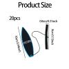 dangjuacua 20Pcs Finger Surfboards Mini Fingertip Surfing Toys for Adults, Fun Surf the Wind Handheld Desk Gadgets view 2