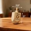 Personalized Wooden Dreidel with Star of David DesignCustom Engraved Hanukkah Dreidel with Name  Unique for Kids, Friends, and Family  Fun Hanukkah Game and Decorative Keepsake Display view 2
