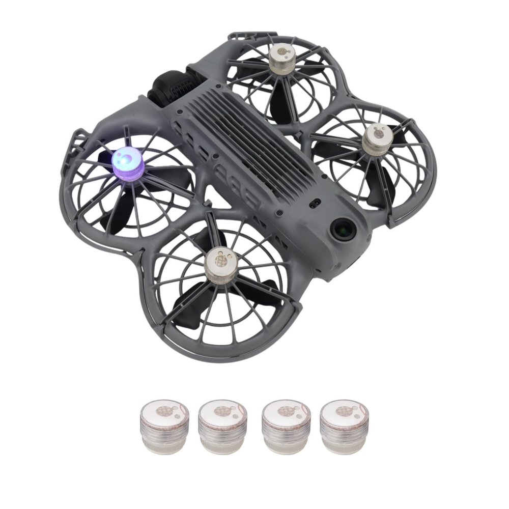 For DJI NEO 2 Night Flight Warning Light Drone NEO2 Mini Signal Light High Brightness Flash Accessories (4 pieces)