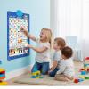 2025 New Talking Wall Chart for Kids  English & Spanish Learning Poster with Songs, ABCs, Numbers, Animal Words & Piano, Toddler Learning Toys, for Toddlers 16 (Blue) view 3
